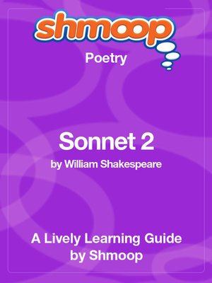 cover image of Sonnet 2